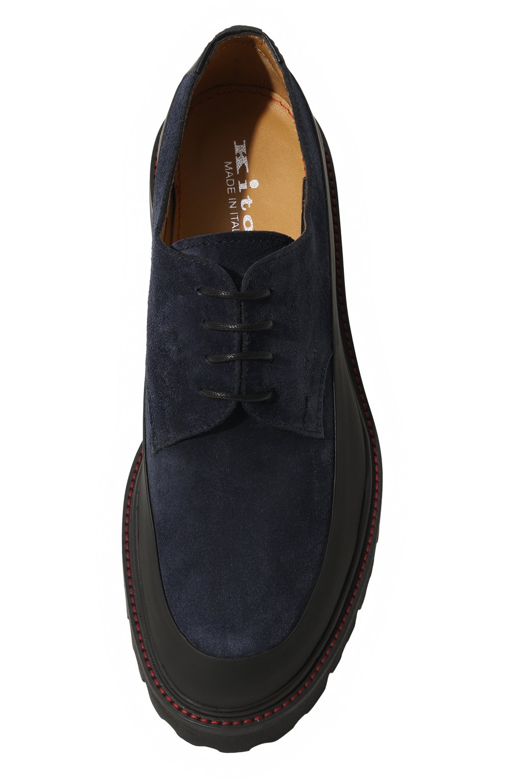 Замшевые дерби KITON, арт. USSA194N0112505, фото 6
