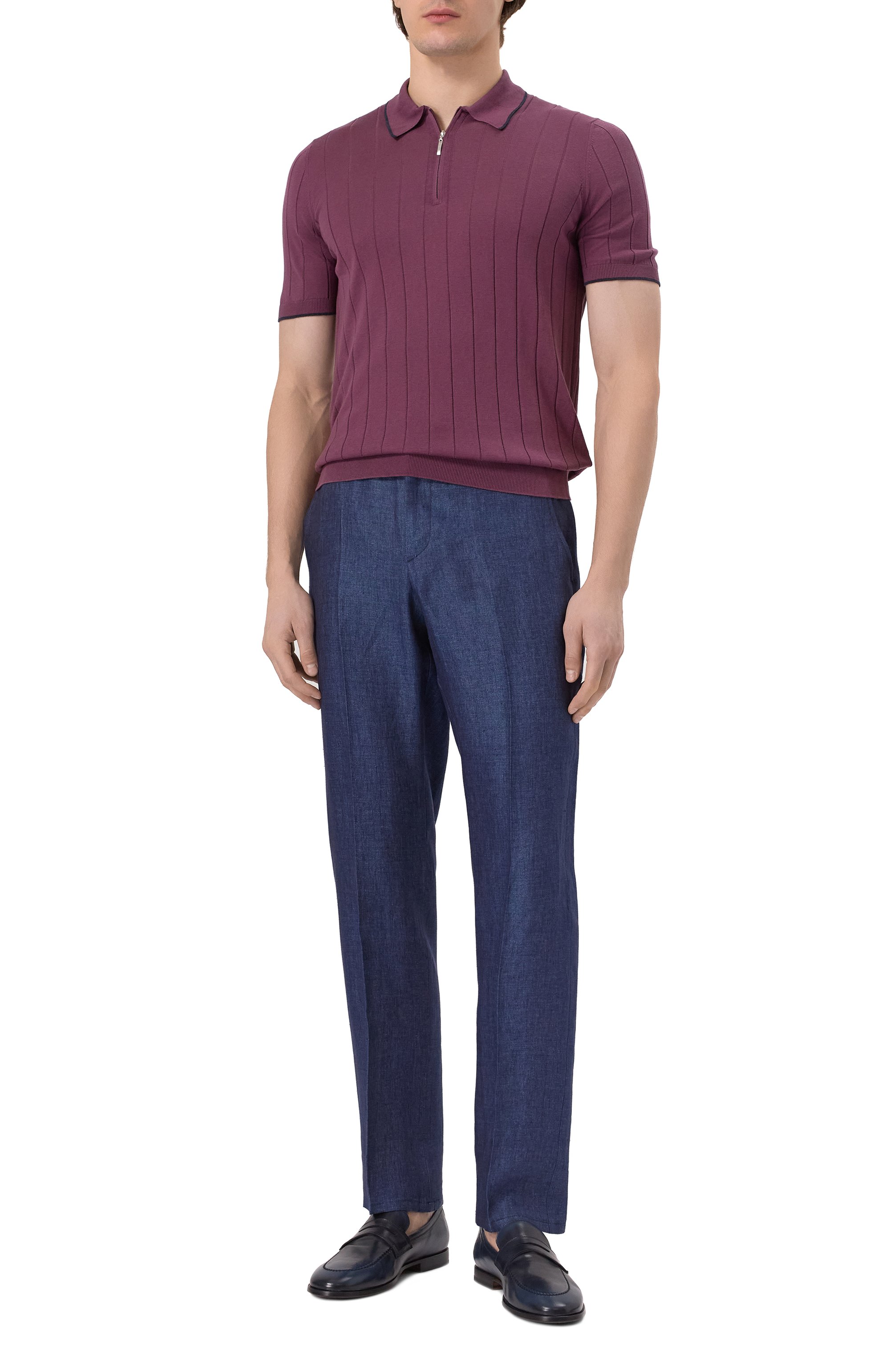 Кожаные пенни-лоферы PANTANETTI, арт. 18572D, фото 2