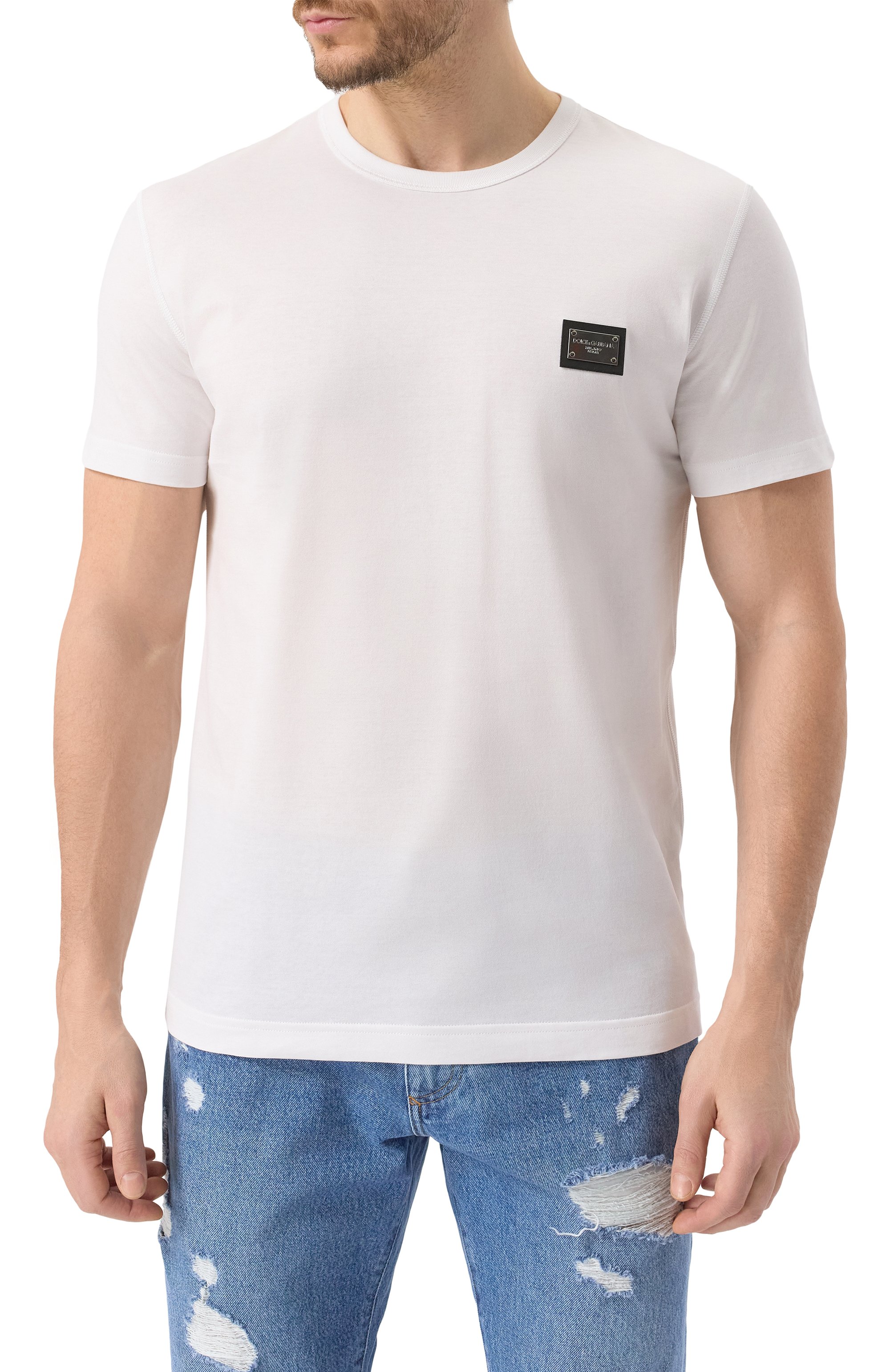 Хлопковая футболка DOLCE & GABBANA, арт. G8PT1T/G7F2I, фото 3