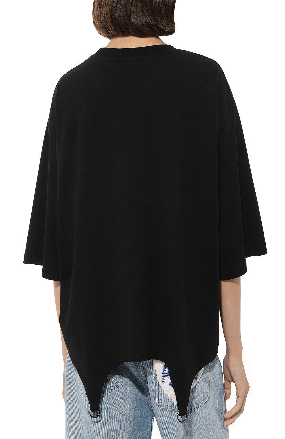 Хлопковая футболка YANA DRESS, арт. 1-17-034-900ШП, фото 4