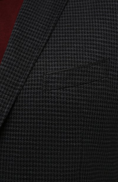 Шерстяной пиджак ZILLI темно-серого цвета по цене 499500 руб., арт. MNW-ECX3-1-F6693/0001/66-68, фото 5 Шерстяной пиджак ZILLI, арт. MNW-ECX3-1-F6693/0001/66-68, фото 5