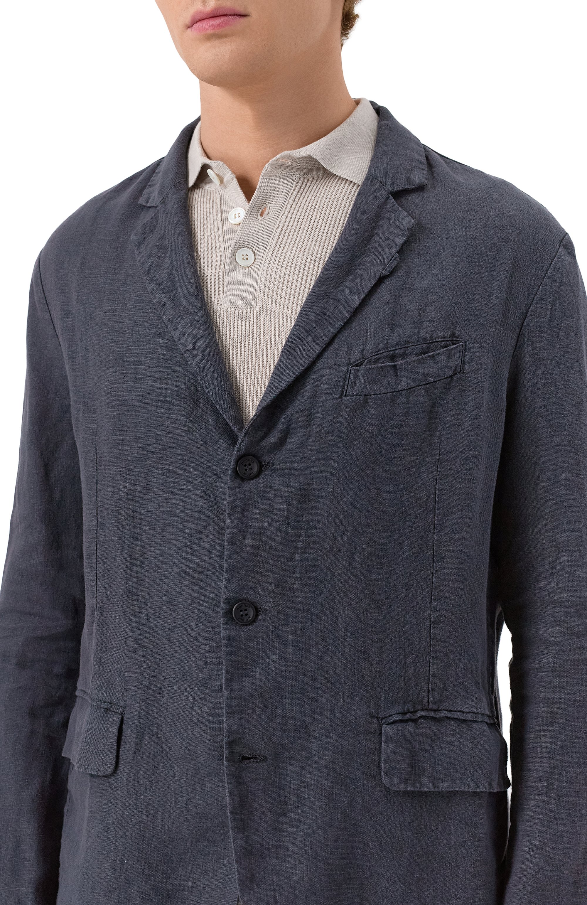 Льняной пиджак HANNES ROETHER, арт. SCHU22MANN.602/, фото 7