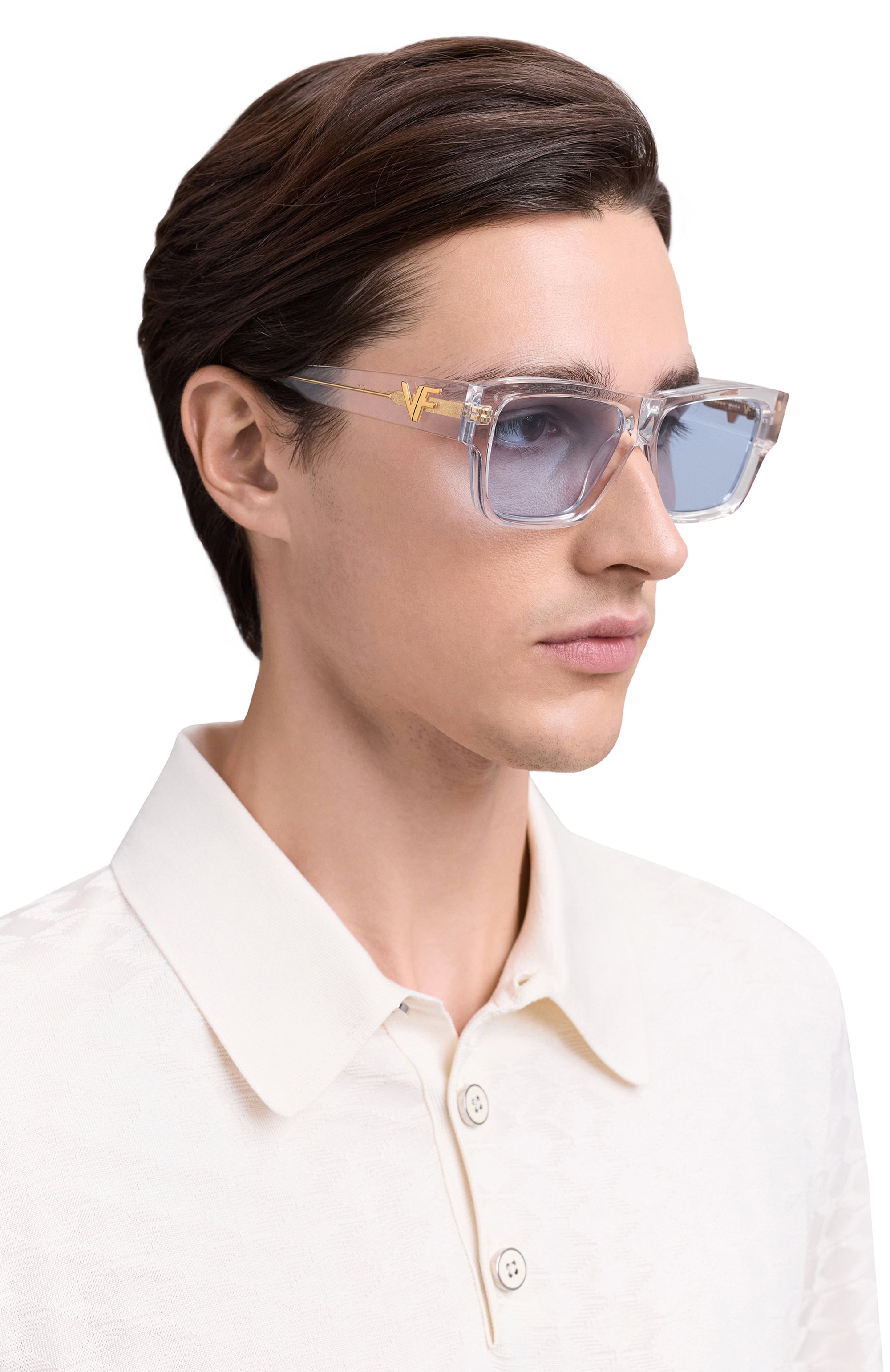 Солнцезащитные очки VINTAGE FRAMES, арт. HEIR TRANSLUCENT/LIGHT BLUE, фото 2