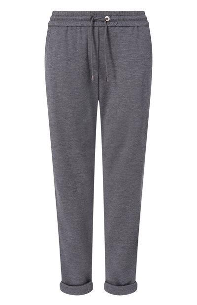 Женские брюки из хлопка и шелка BRUNELLO CUCINELLI, арт. MD828SM679