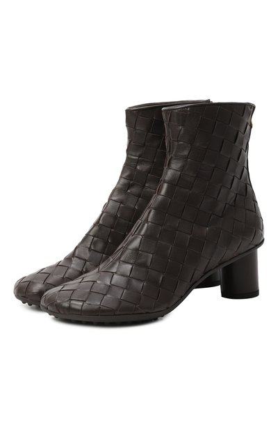 Женские кожаные ботильоны BOTTEGA VENETA, арт. 811017/V2ED0