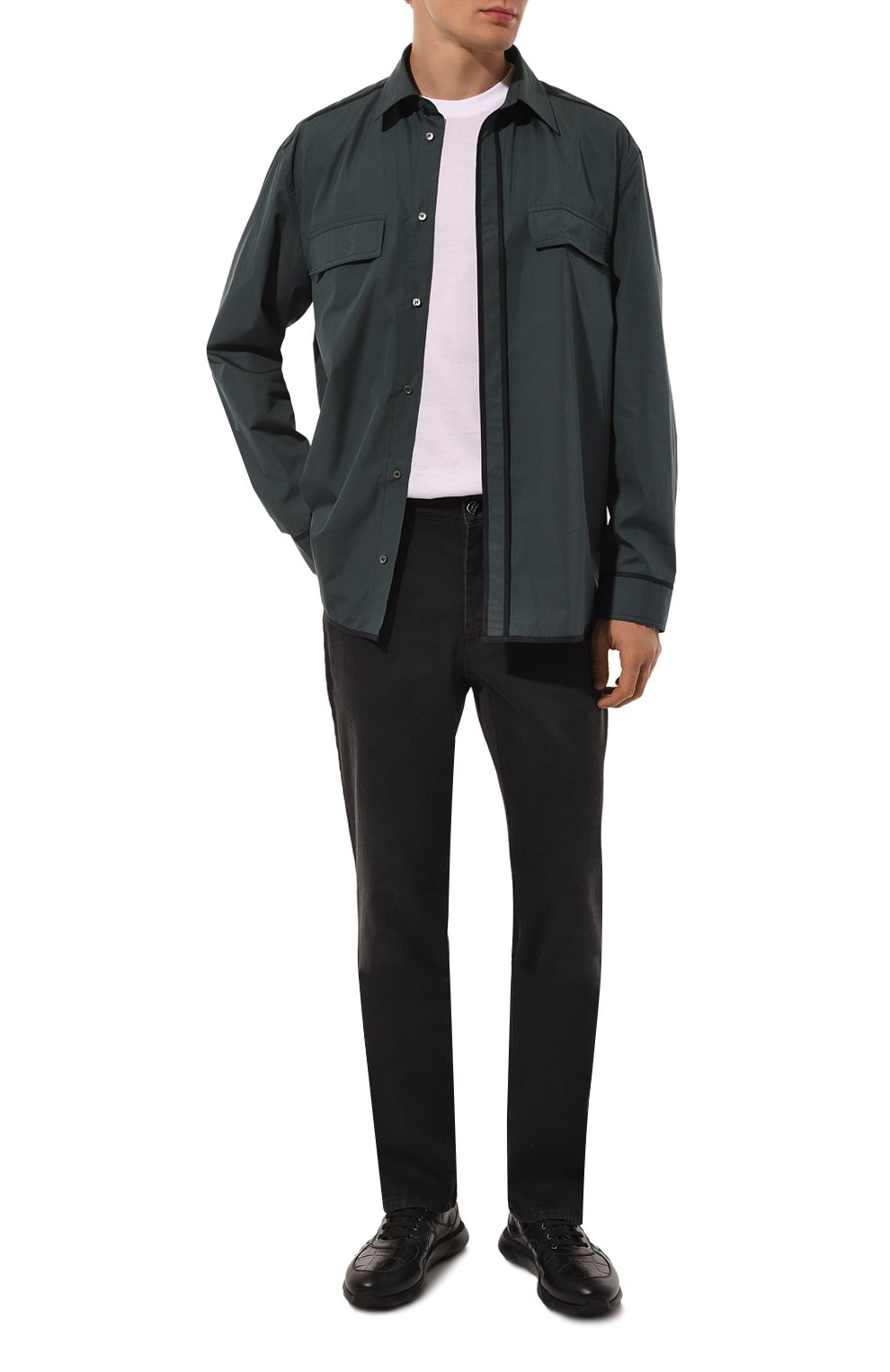 Кроссовки marte с отделкой из кожи аллигатора ARTIOLI, арт. 0S544/CALF/ALLIGAT/FABRIC EXA MARTE, фото 2