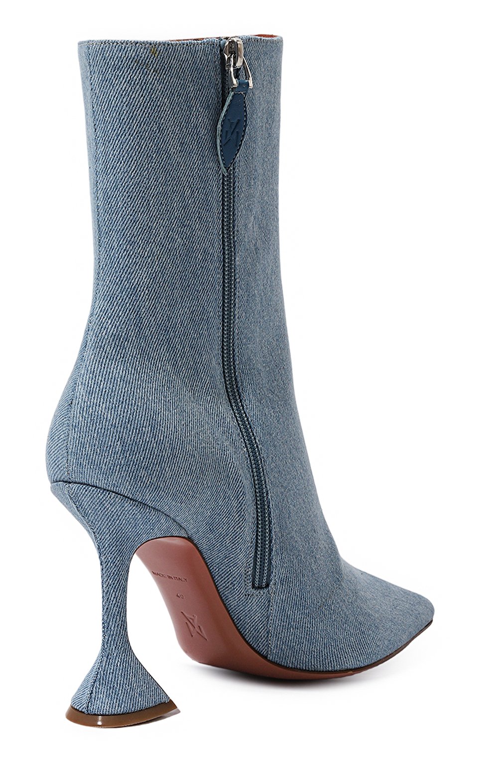 Текстильные ботильоны giorgia AMINA MUADDI, арт. GI0RGIA B00TIE 95/DENIM, фото 5