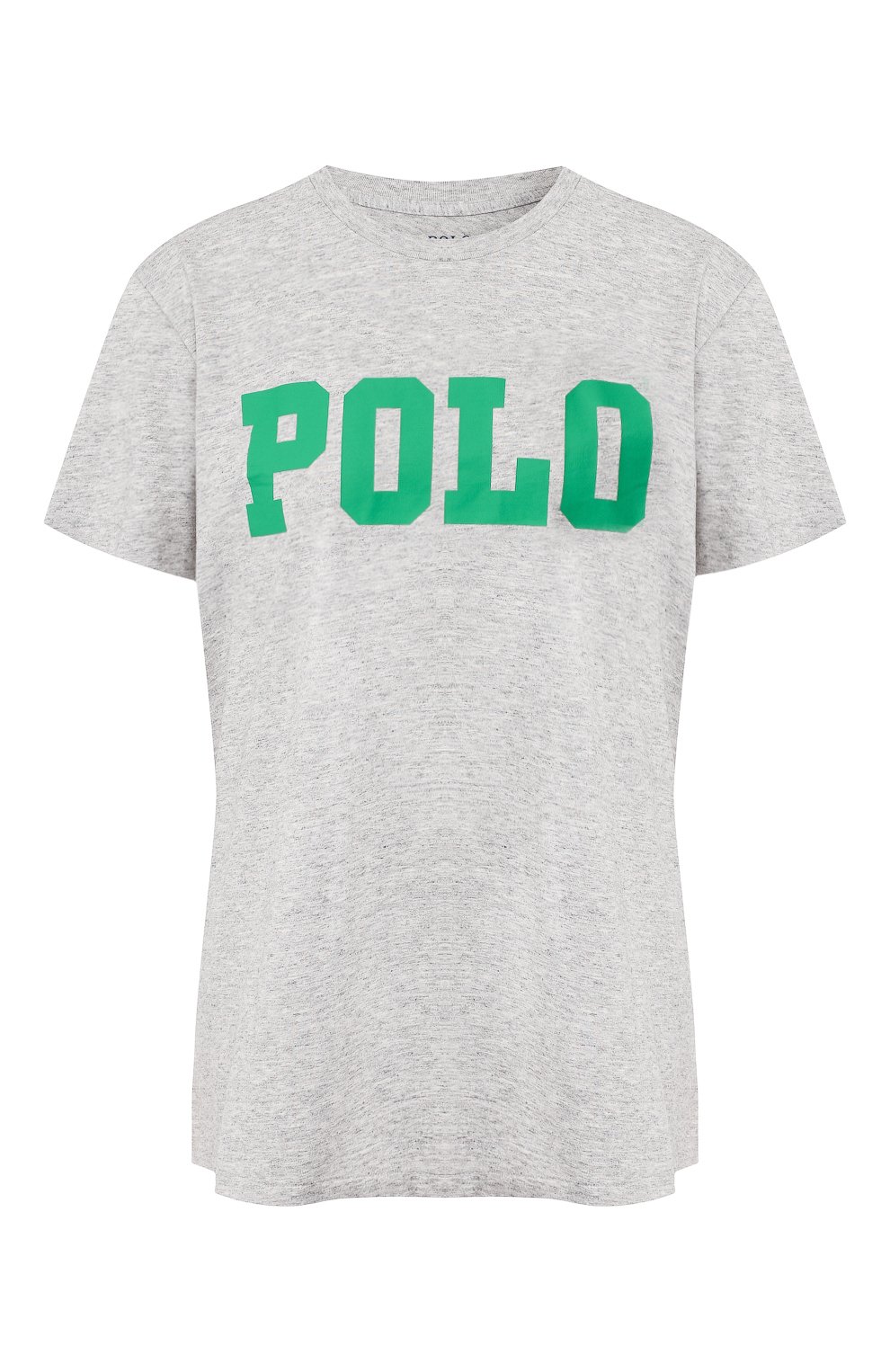 Хлопковая футболка POLO RALPH LAUREN серого цвета по цене 8375 руб., арт. 211744685, фото 1 Хлопковая футболка POLO RALPH LAUREN, арт. 211744685, фото 1