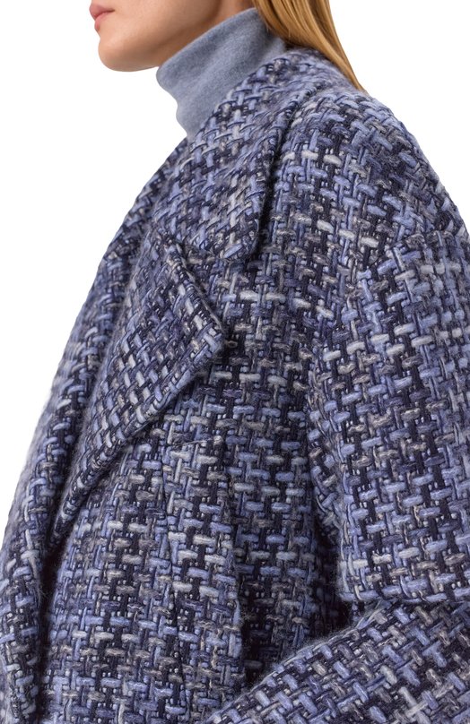 Пальто из кашемира и шелка MVST M25.1PW.C004/UBERTIN0 1177 Синий  M25.1PW.C004/UBERTIN0 1177 Фото 5