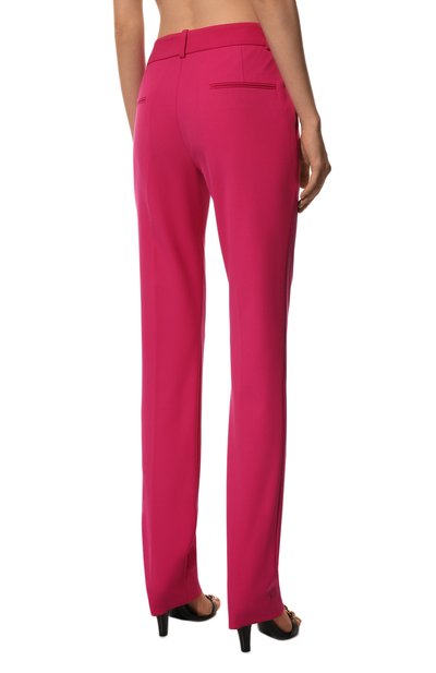 Брюки VICTORIA BECKHAM розового цвета по цене 81700 руб., арт. TR SLM 21005B, фото 4 Брюки VICTORIA BECKHAM, арт. TR SLM 21005B, фото 4