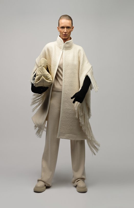 Кожаные полусапоги Gia Couture Кремовый, фото 7