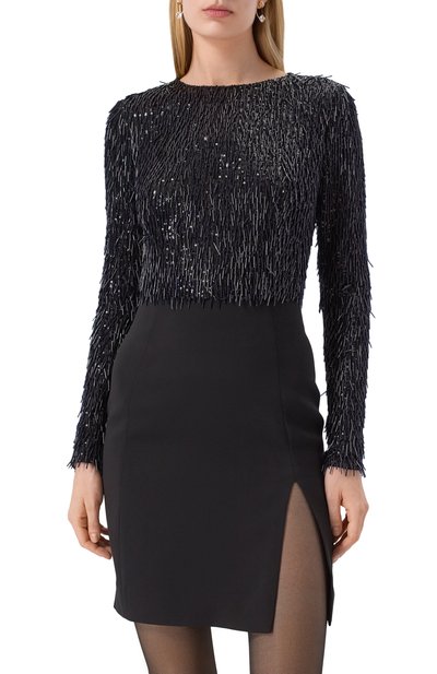 Платье с отделкой бисером и пайетками CHAPURIN, арт. D/20428/28763-М, фото 3