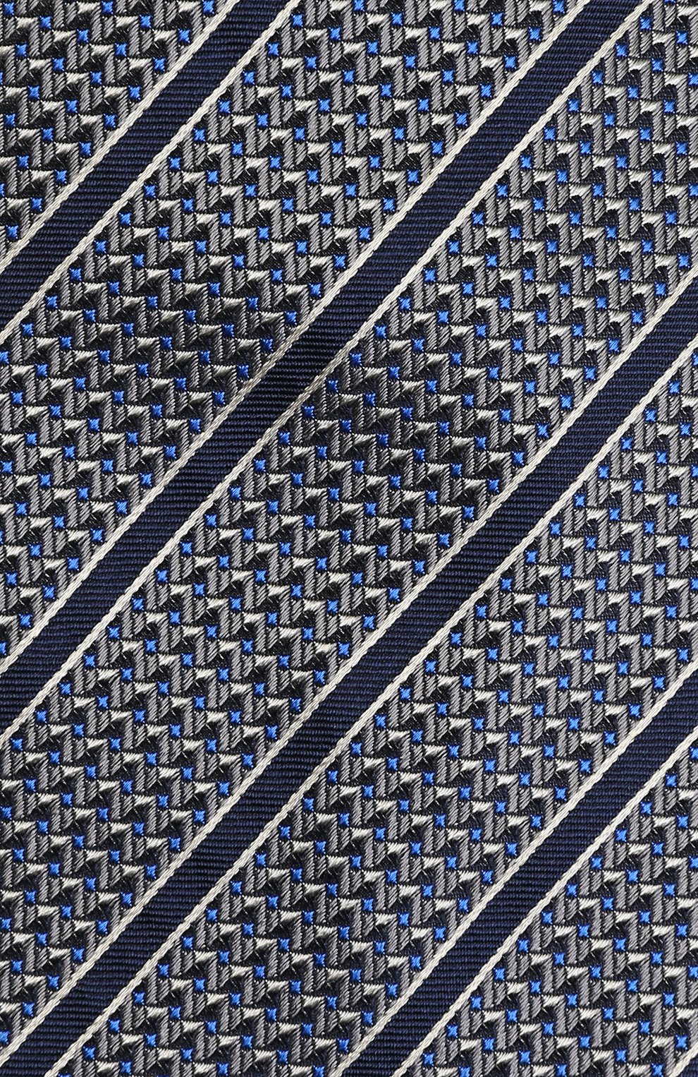 Шелковый галстук с узором ZEGNA, арт. Z2W08/1XW, фото 3
