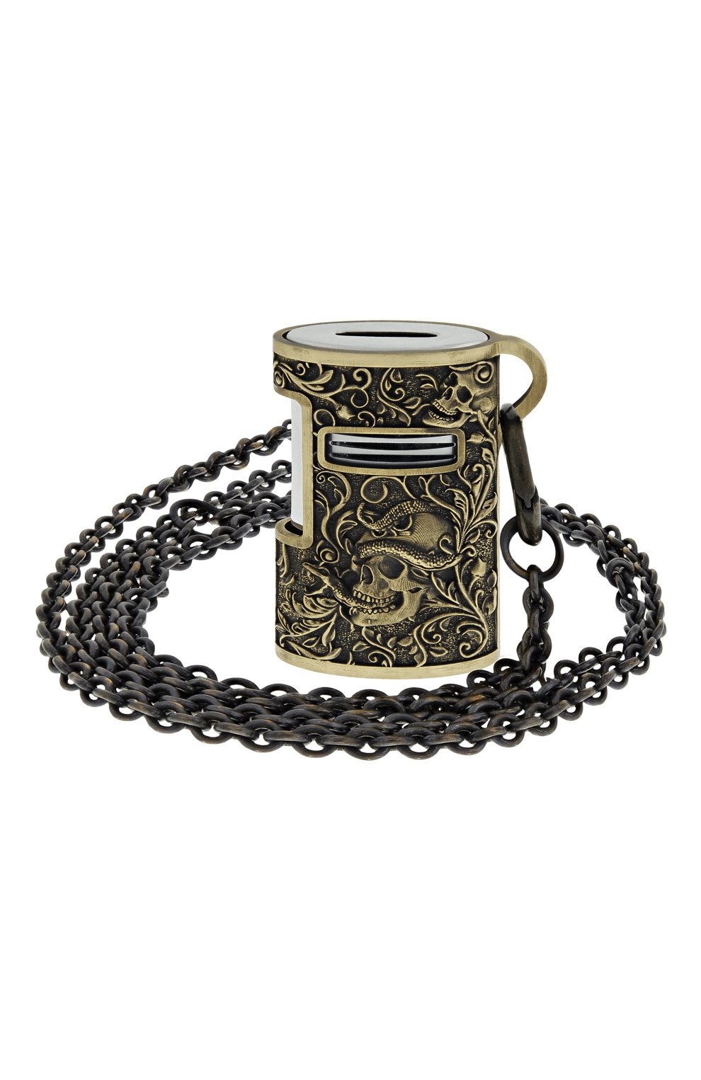 Зажигалка skull & snake premium S.T. DUPONT бронзового цвета по цене 187000 руб., арт. 20798, фото 2 Зажигалка skull & snake premium S.T. DUPONT, арт. 20798, фото 2