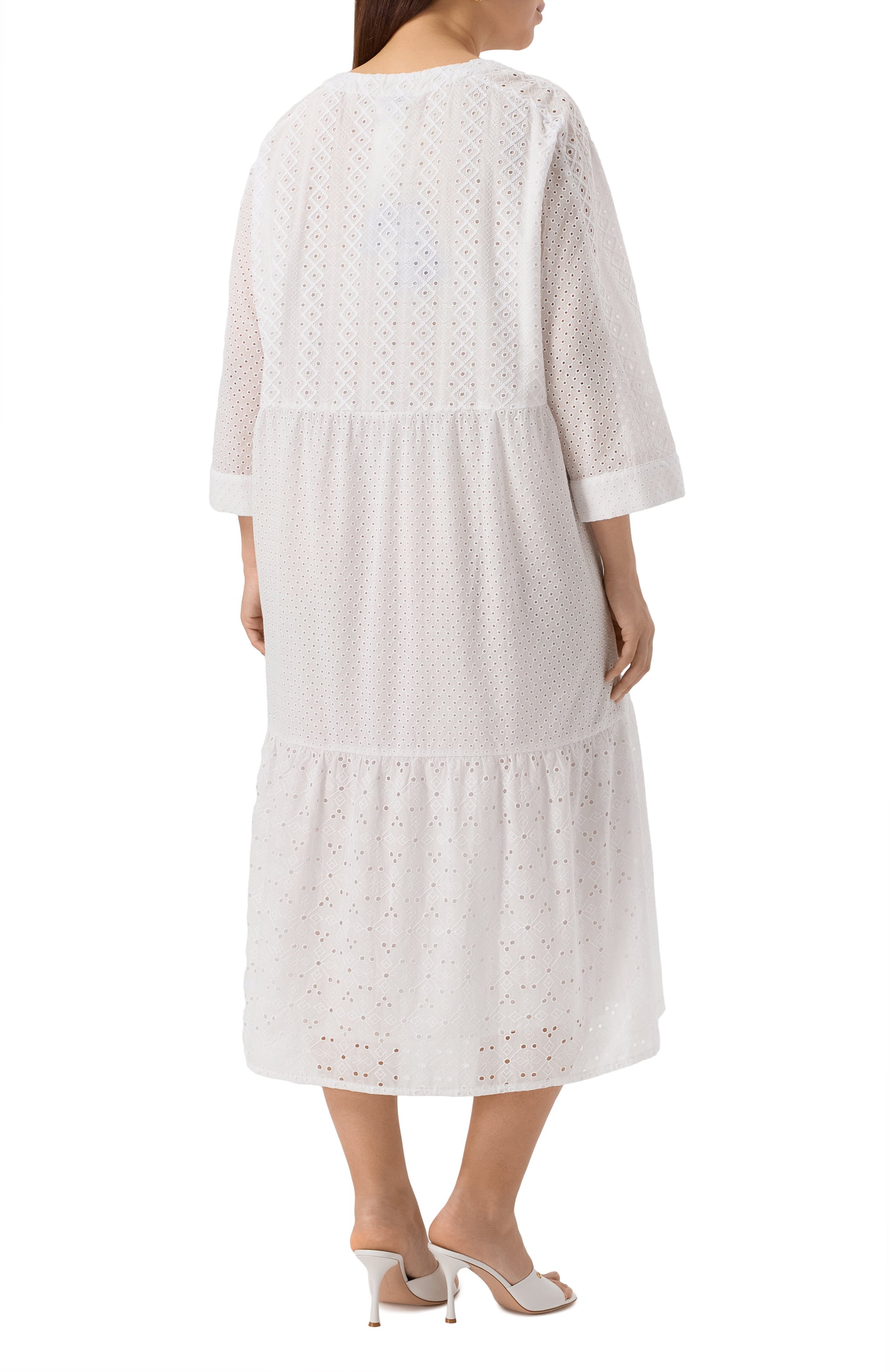 Хлопковое платье MARINA RINALDI VOYAGE, арт. TATIANA, фото 4