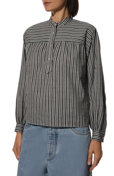 Хлопковая рубашка ISABEL MARANT ETOILE, арт. HT1042-17A045E/0NLY, фото 3