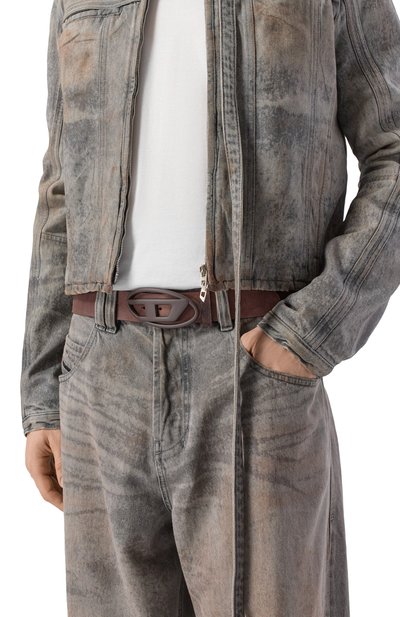 Мужской кожаный ремень DIESEL, арт. X08516/P8796