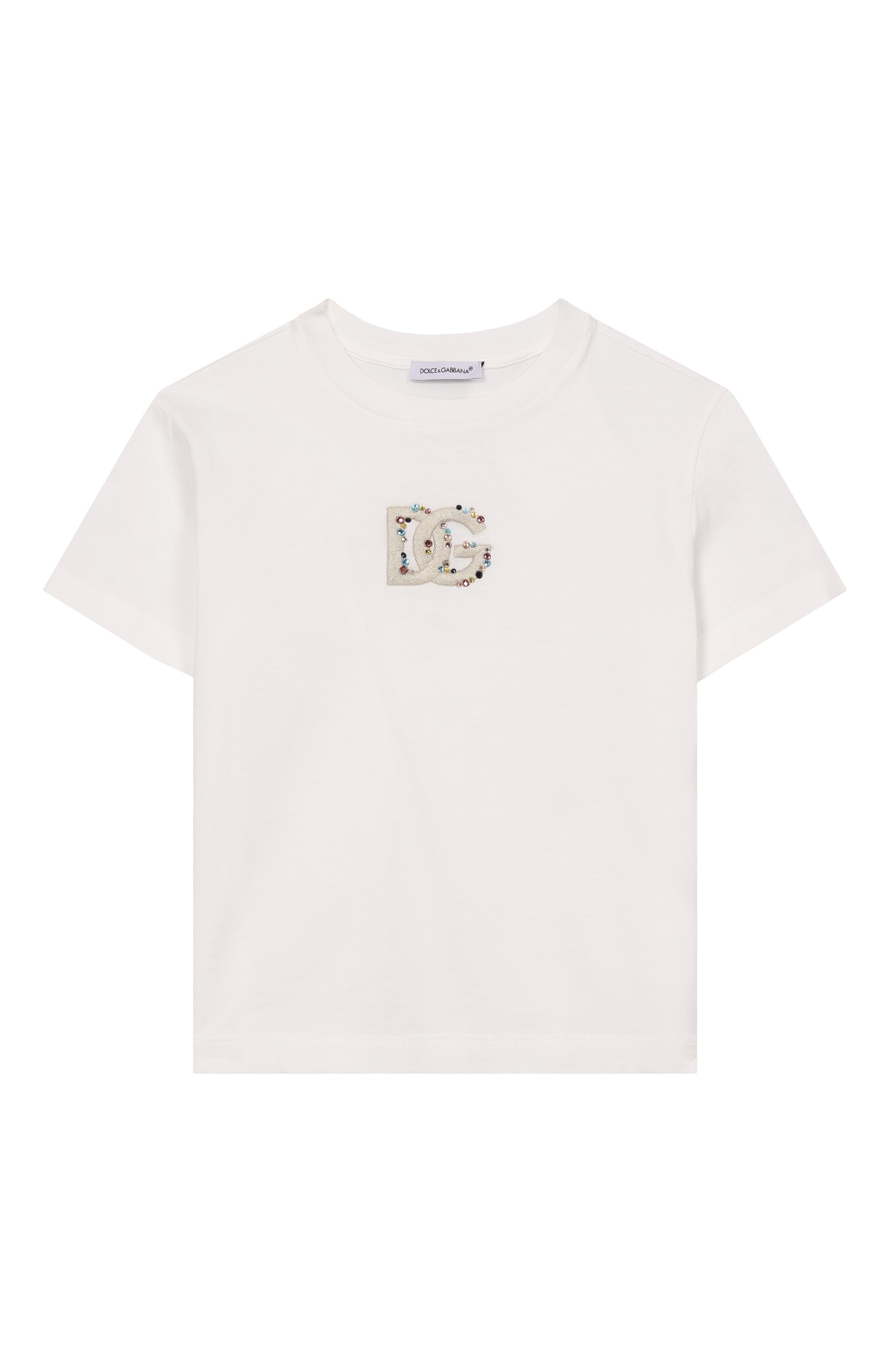 Хлопковая футболка DOLCE & GABBANA, арт. L5JTQU/G7P0K, фото 1