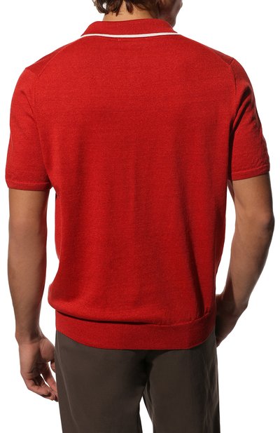 Поло изо льна и хлопка FIORONI, арт. MK24701C2, фото 4