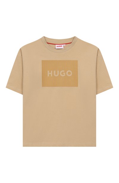 Хлопковая футболка HUGO, арт. G00440