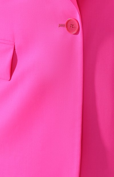 Шерстяной жакет MSGM фуксия цвета по цене 43550 руб., арт. 2841MDG28 207118, фото 5 Шерстяной жакет MSGM, арт. 2841MDG28 207118, фото 5