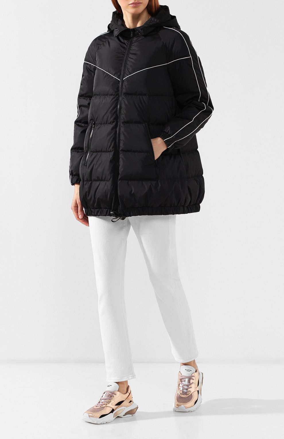 Пуховик с капюшоном VALENTINO, арт. RB3CP00L3WE, фото 2