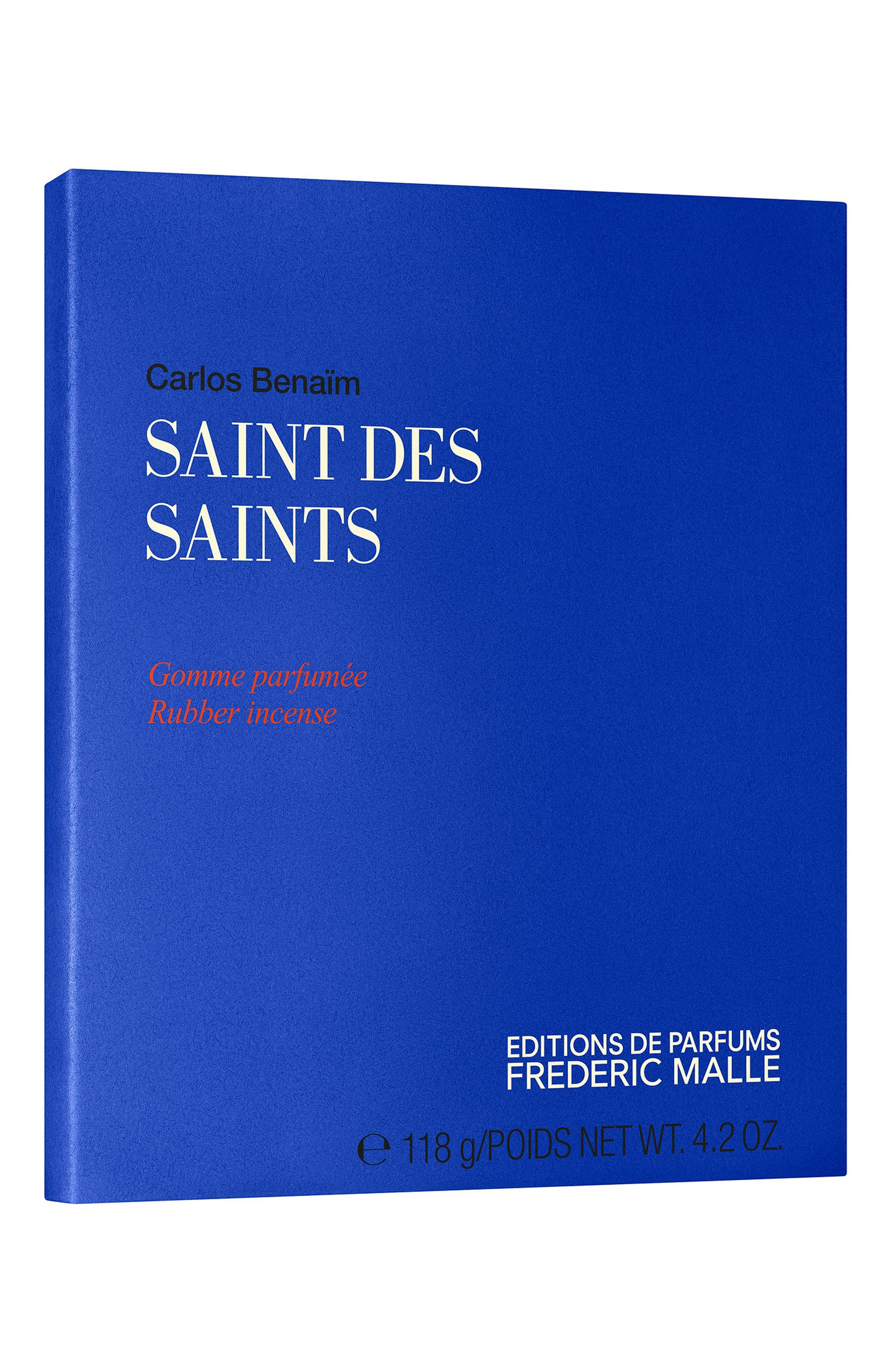 Ароматическая пластина saint des saints rubber incense (118g) FREDERIC MALLE бесцветного цвета по цене 10300 руб., арт. 3700135024991, фото 2 Ароматическая пластина saint des saints rubber incense (118g) FREDERIC MALLE, арт. 3700135024991, фото 2