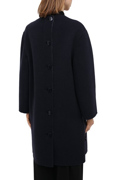 Шерстяное пальто GIORGIO ARMANI синего цвета по цене 298000 руб., арт. 0WH0L04T/T01VF, фото 4 Шерстяное пальто GIORGIO ARMANI, арт. 0WH0L04T/T01VF, фото 4