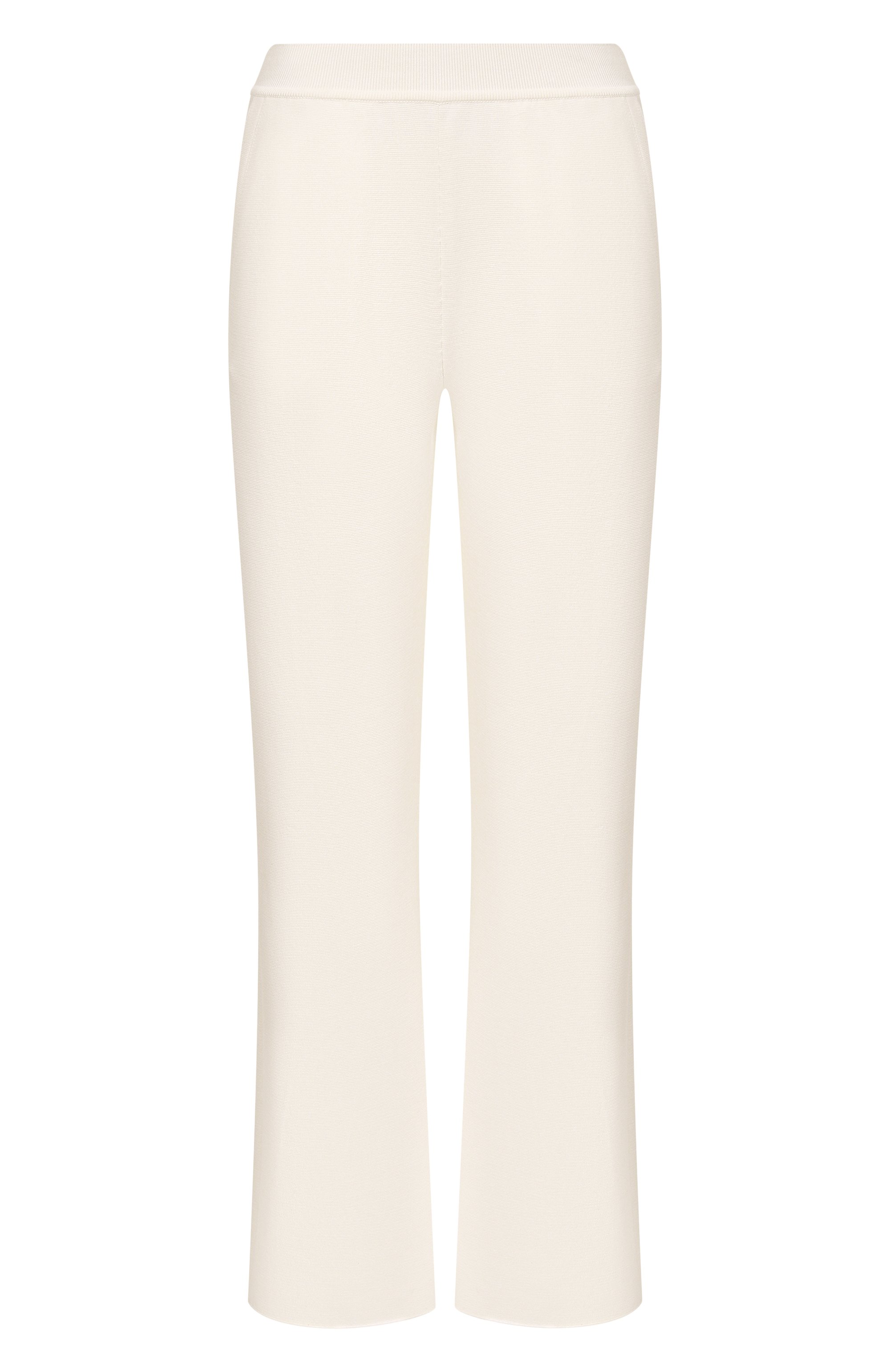 Брюки из шелка и хлопка LORO PIANA кремового цвета по цене 239000 руб., арт. FAM7808, фото 1 Брюки из шелка и хлопка LORO PIANA, арт. FAM7808, фото 1