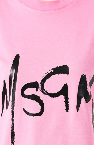 Хлопковая футболка MSGM, арт. 2841MDM74 207298, фото 5
