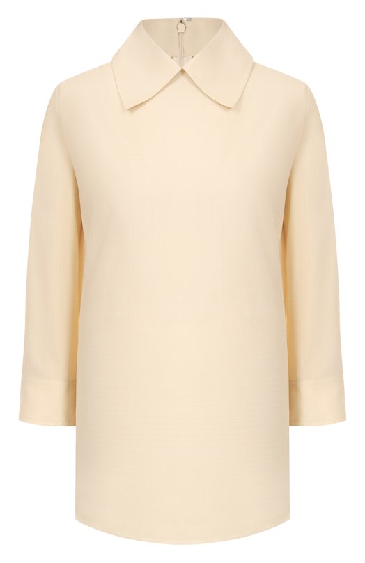 Шерстяная блузка Jil Sander J01NC0170/J40171 Кремовый J01NC0170/J40171