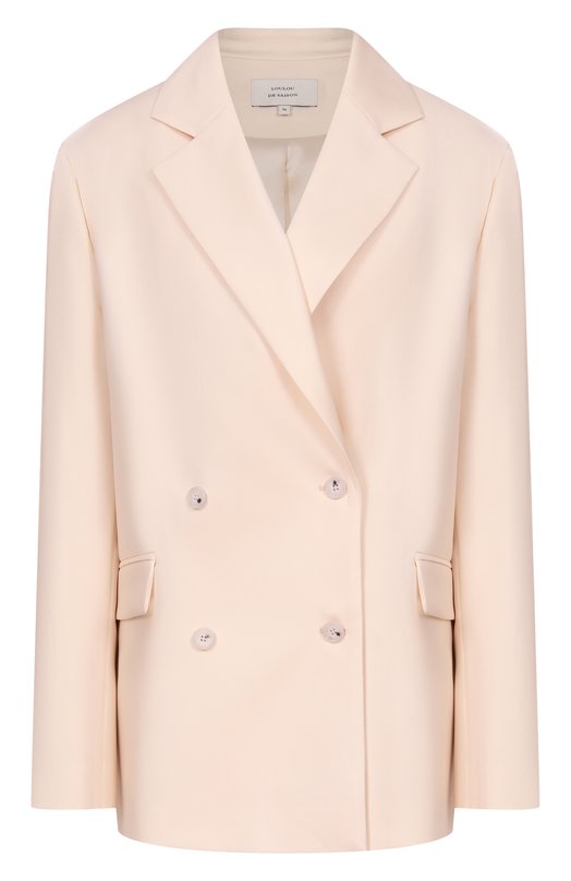 Шерстяной жакет Loulou de Saison D0NAU LDS Кремовый D0NAU LDS