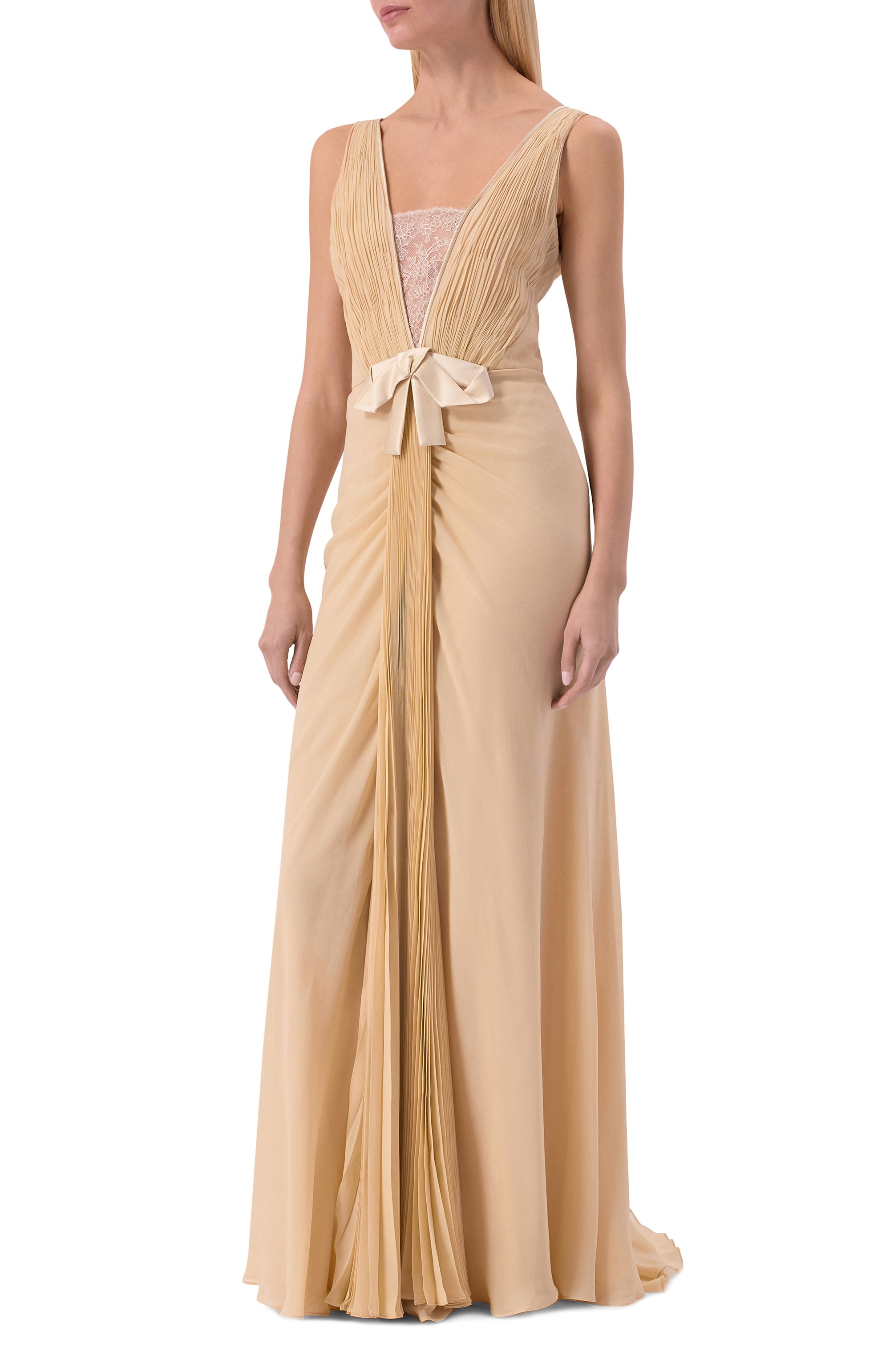 Шелковое платье VALENTINO, арт. 8B3VDMV5/93M, фото 2