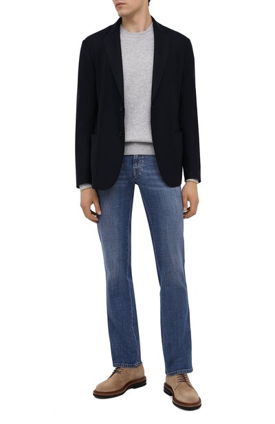 Шерстяной пиджак GIORGIO ARMANI темно-синего цвета по цене 161500 руб., арт. 0WGGG0GS/T01VX, фото 3 Шерстяной пиджак GIORGIO ARMANI, арт. 0WGGG0GS/T01VX, фото 3