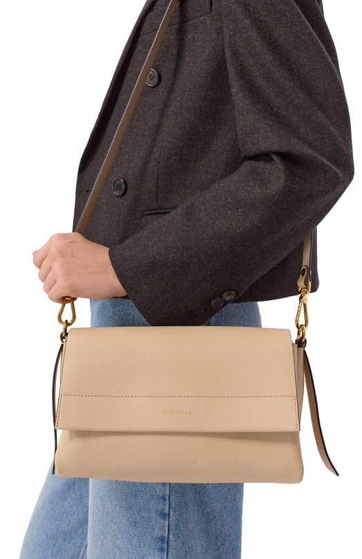 Сумка Boheme small Coccinelle E1 M50 12 01 01 Бежевый  E1 M50 12 01 01 Фото 2