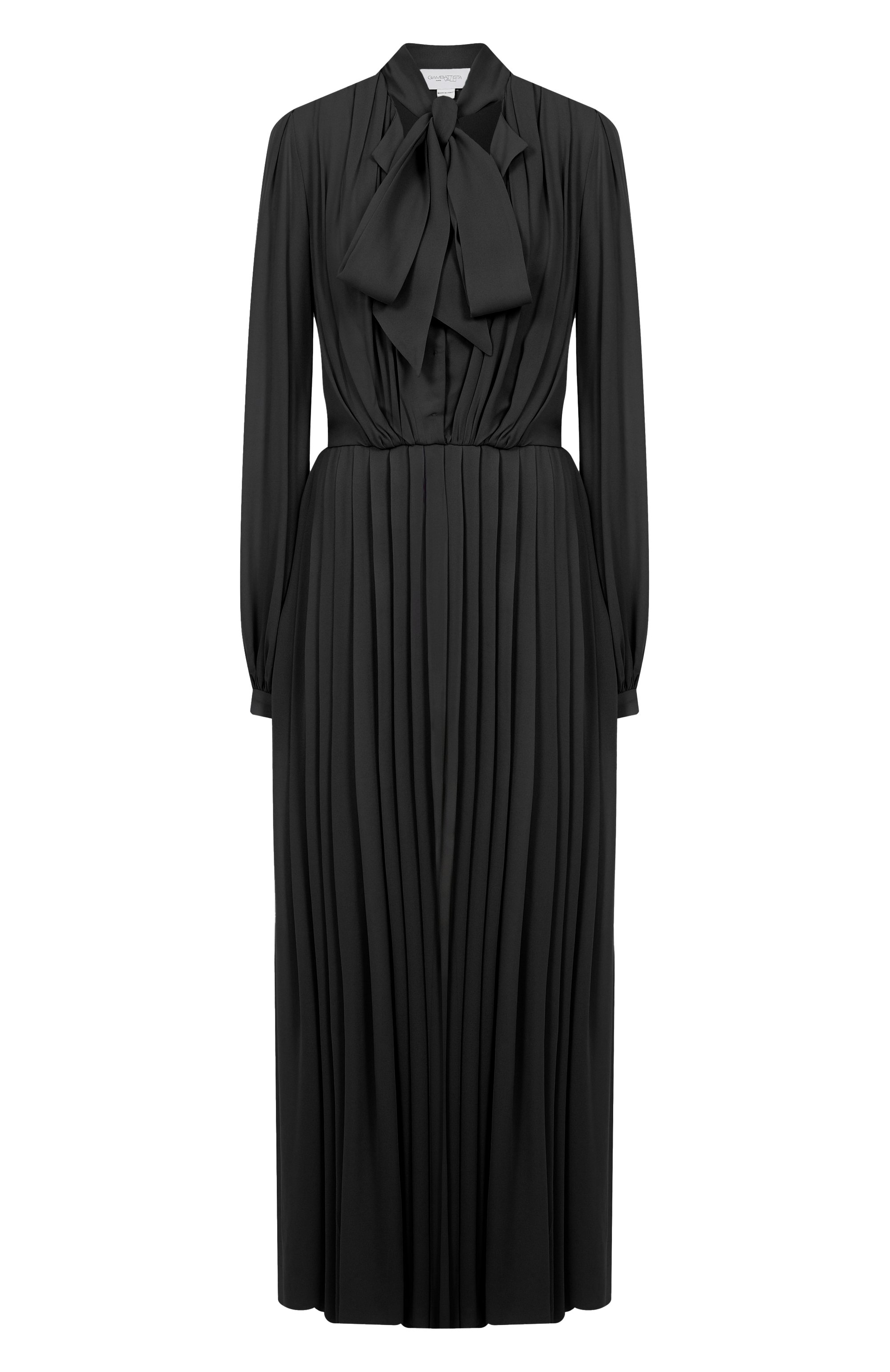 Платье из вискозы GIAMBATTISTA VALLI черного цвета по цене 558000 руб., арт. 25FWSVTE5C25/79SAB, фото 1 Платье из вискозы GIAMBATTISTA VALLI, арт. 25FWSVTE5C25/79SAB, фото 1