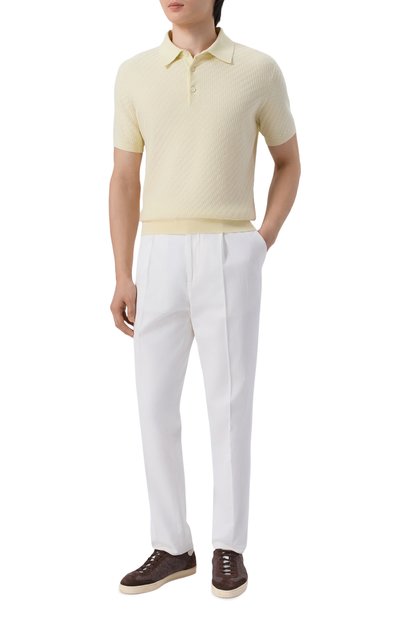 Поло из хлопка и шелка BRIONI, арт. UMR200/PAK22, фото 2