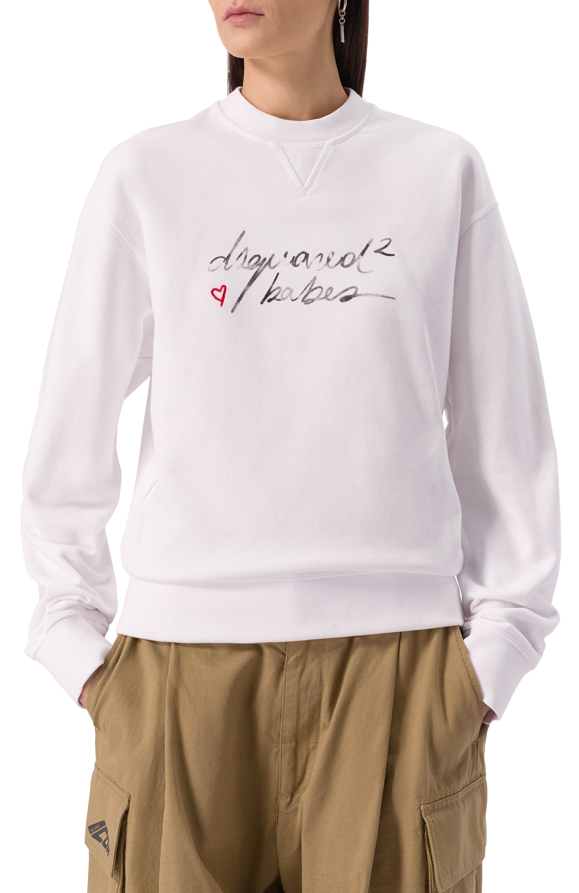 Хлопковый свитшот DSQUARED2, арт. S72GU0488/S25462, фото 3