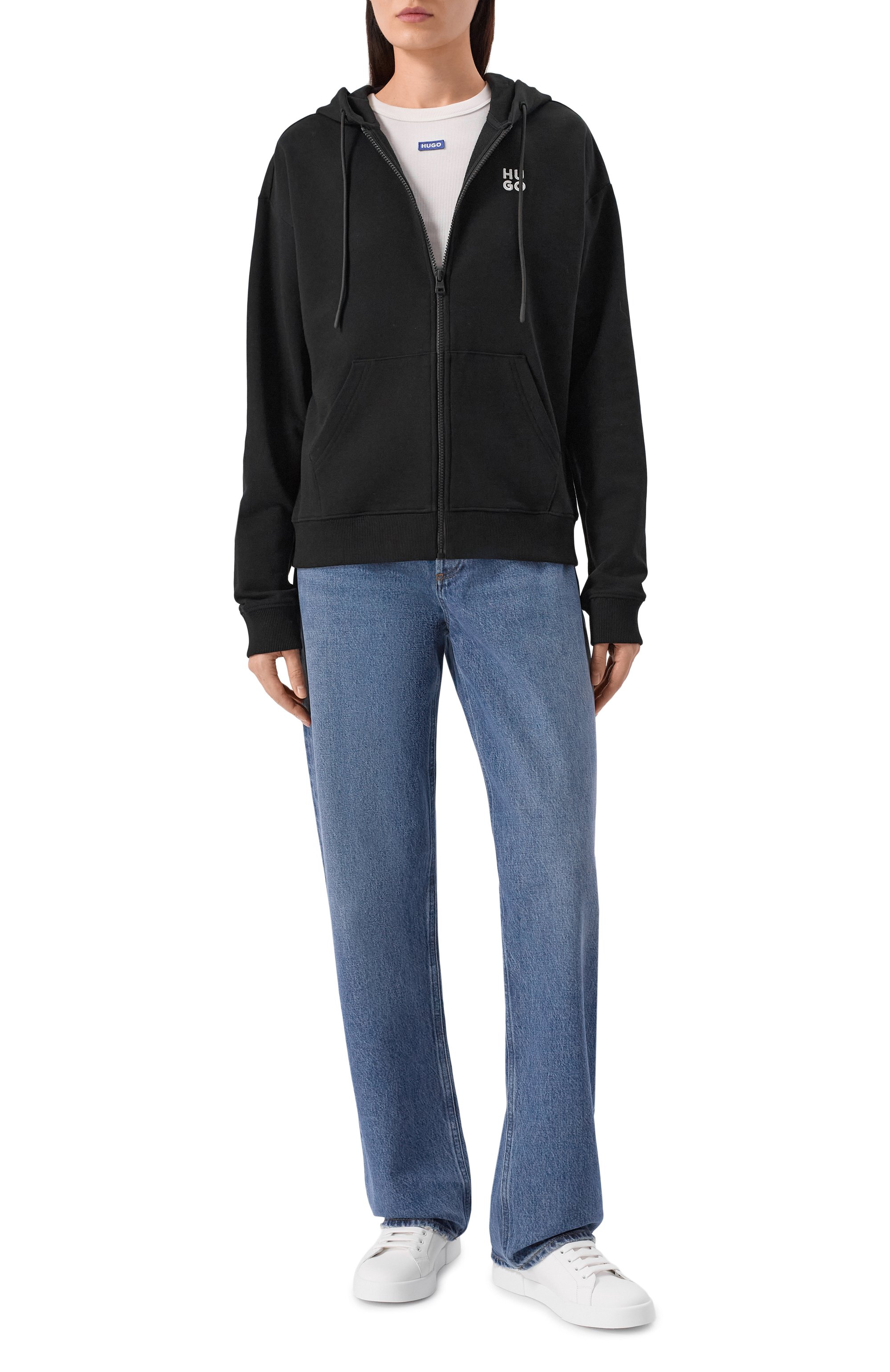 Хлопковая толстовка HUGO, арт. 50535240, фото 2