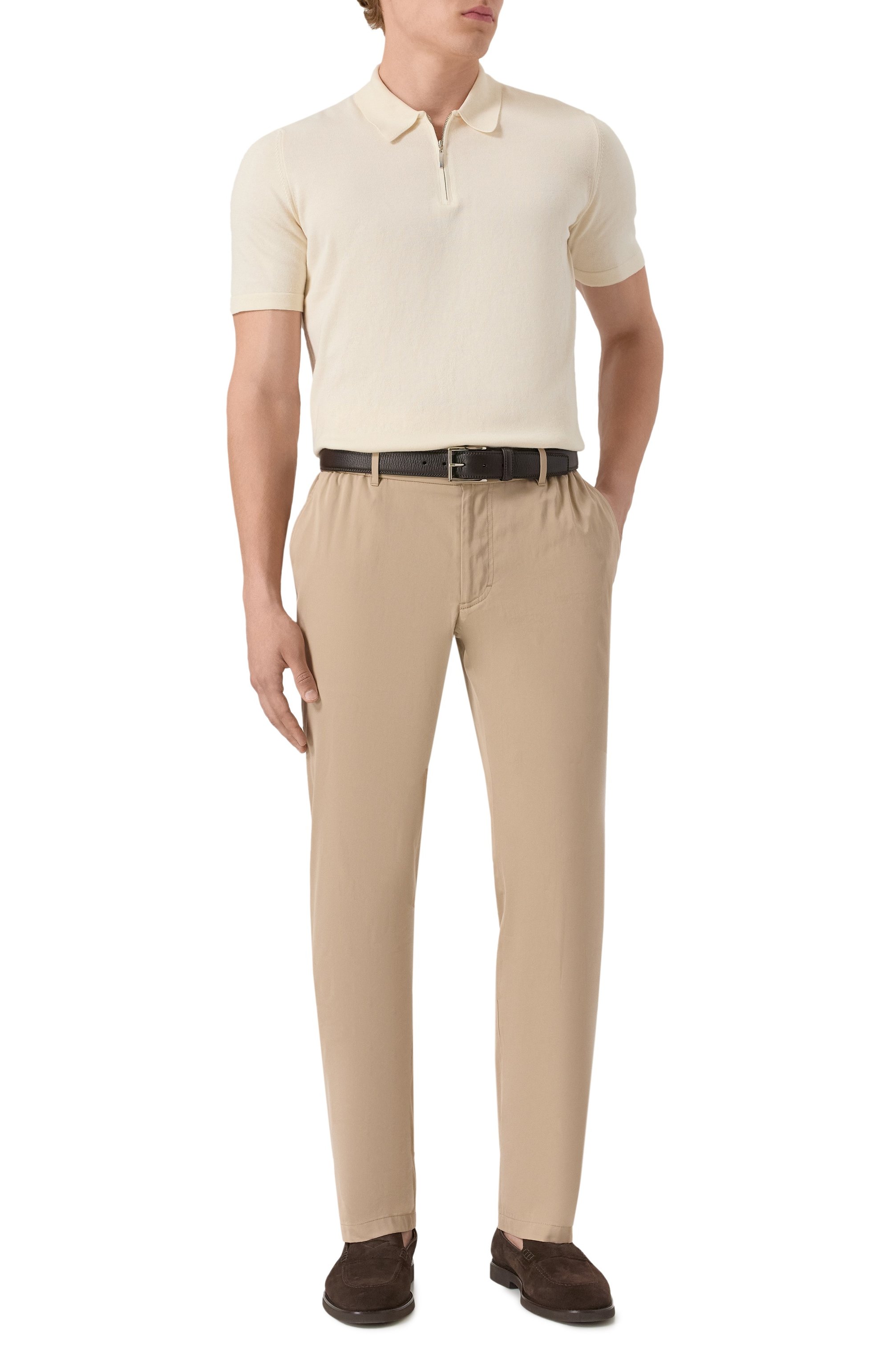 Брюки из хлопка и шелка ZILLI, арт. CP201CM010790043U, фото 2