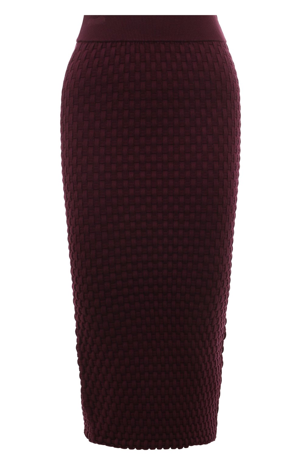 Юбка из вискозы DRIES VAN NOTEN бордового цвета по цене 69100 руб., арт. 011220-8702, фото 1 Юбка из вискозы DRIES VAN NOTEN, арт. 011220-8702, фото 1