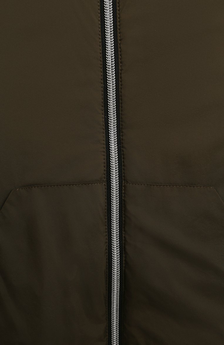 Детская ветровка HERNO хаки цвета, арт. GI000010X/12456/4A-8A | Фото 3 (Рукава: Длинные; Материал внешний: Синтетический материал; Материал подклада: Синтетический материал; Кросс-КТ: Лето, Ветровки; Ростовка одежда: 6 лет | 116 см, 8 лет | 128 см)