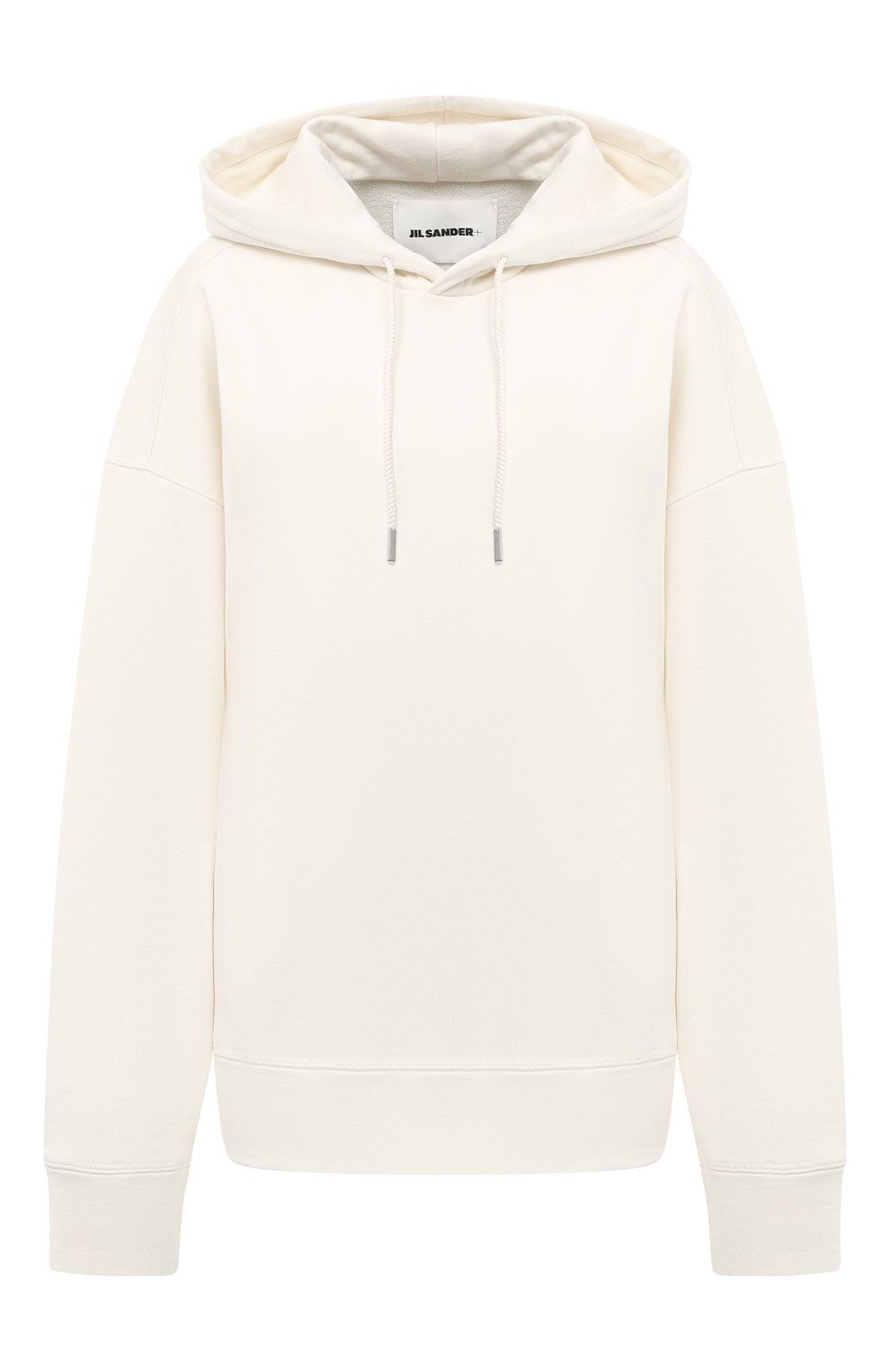 Хлопковое худи JIL SANDER кремового цвета по цене 52750 руб., арт. JPPR707515-WR248608, фото 1 Хлопковое худи JIL SANDER, арт. JPPR707515-WR248608, фото 1