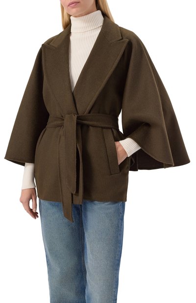 Шерстяное полупальто MAX MARA, арт. VERNA, фото 3