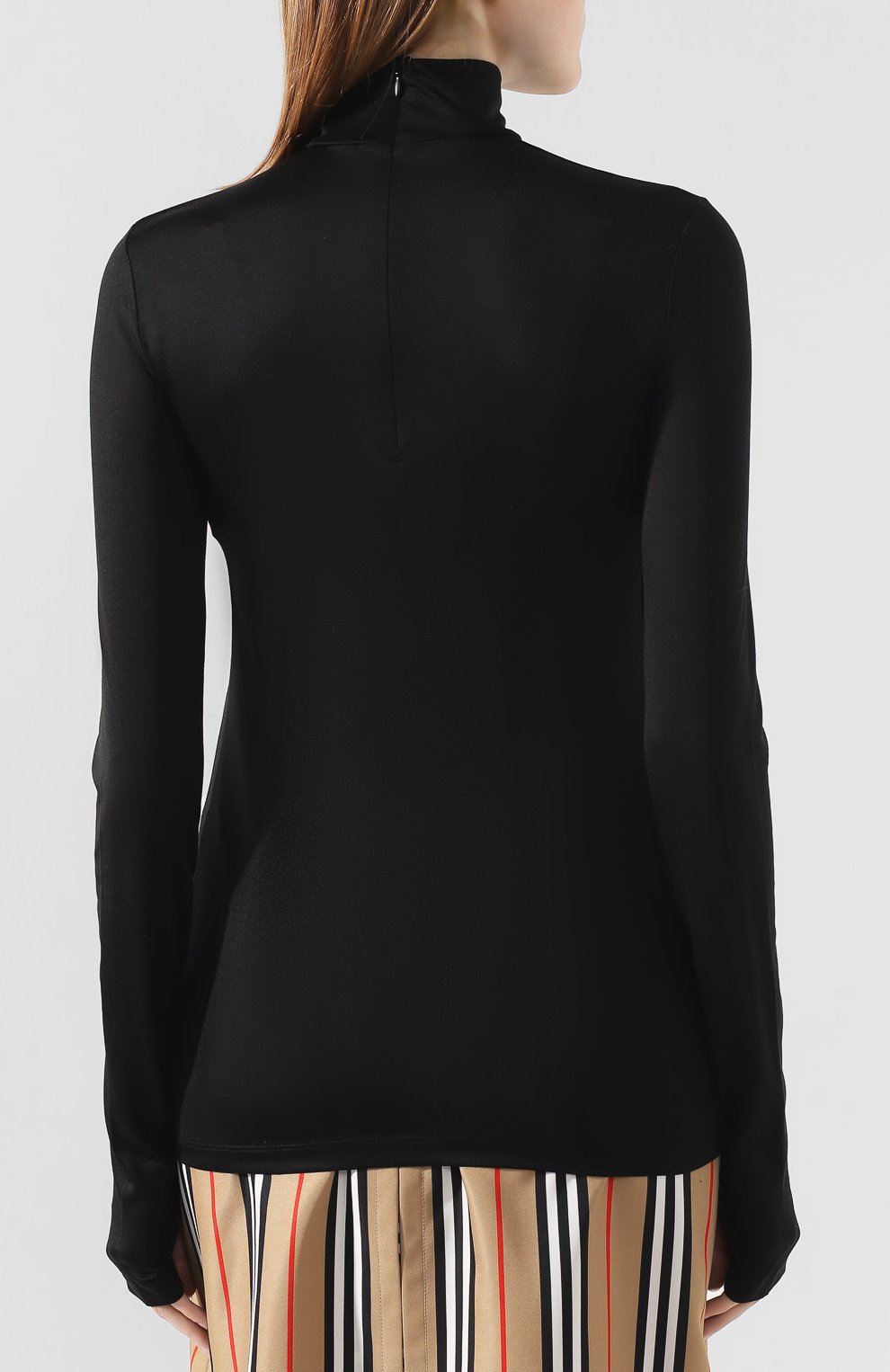Шелковая водолазка BURBERRY, арт. 8018957, фото 4