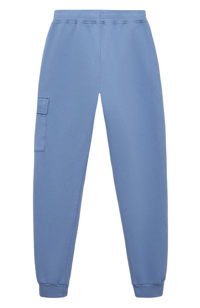 Хлопковые джоггеры C.P. COMPANY голубого цвета по цене 19650 руб., арт. 15CKSP020C-003878W, фото 2 Хлопковые джоггеры C.P. COMPANY, арт. 15CKSP020C-003878W, фото 2