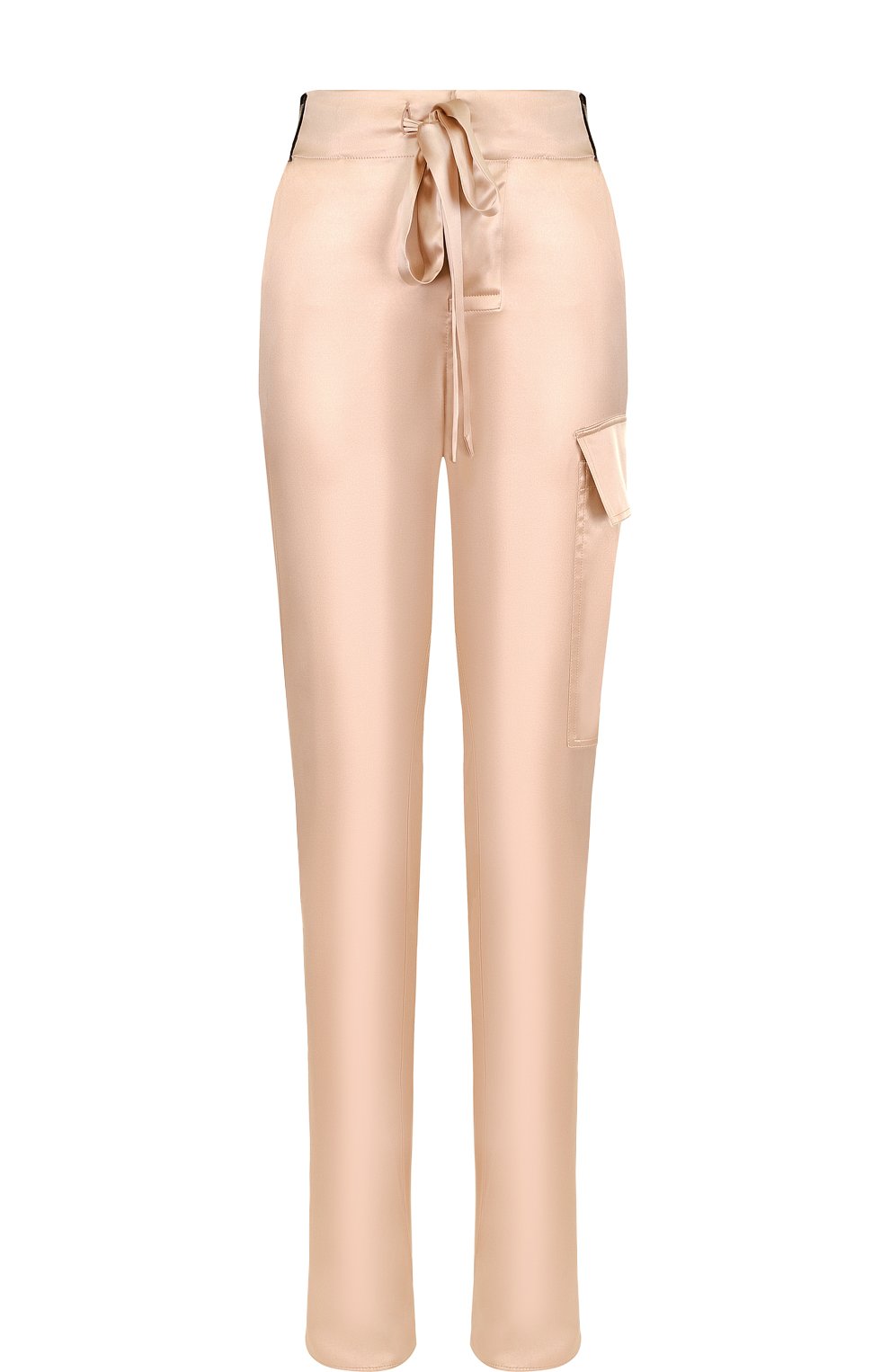 Однотонные шелковые брюки с эластичным поясом TOM FORD, арт. PAW123-FAX334, фото 1