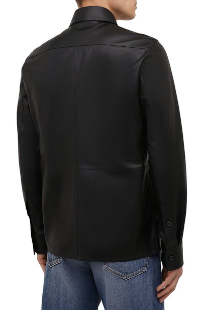 Кожаная рубашка RALPH LAUREN, арт. 790841399, фото 4