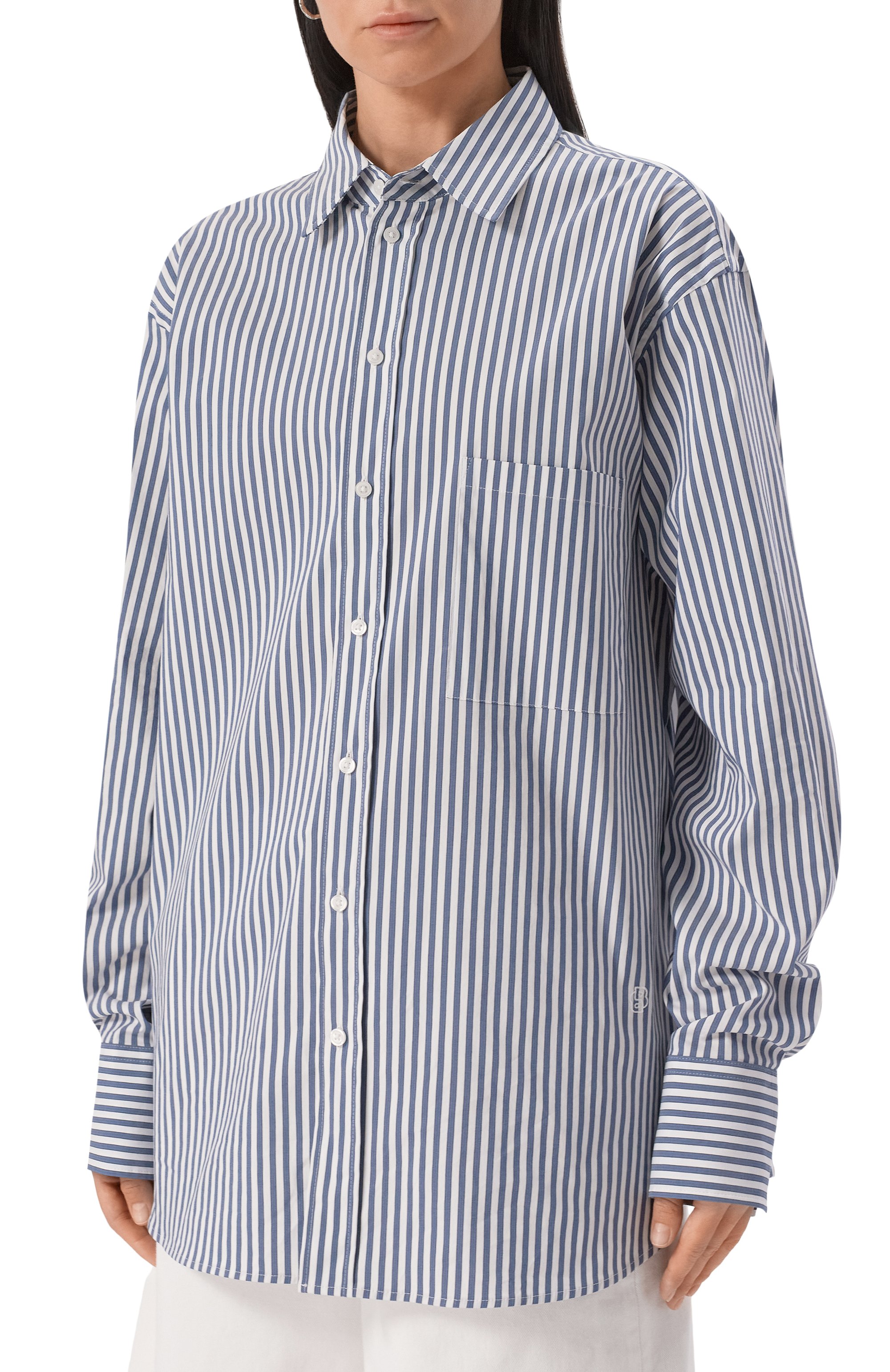 Хлопковая рубашка BOSS, арт. 50547382, фото 3