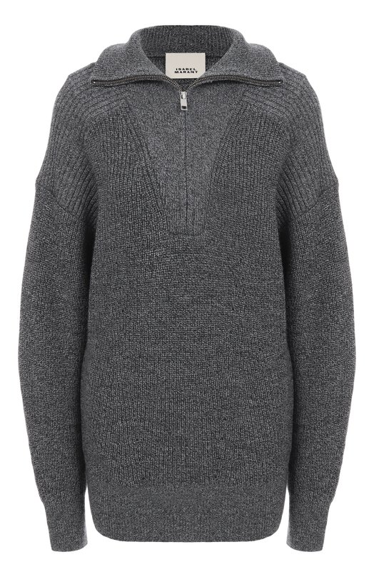 Шерстяной свитер Isabel Marant PU0433FA-B1L01I/ Серый PU0433FA-B1L01I/